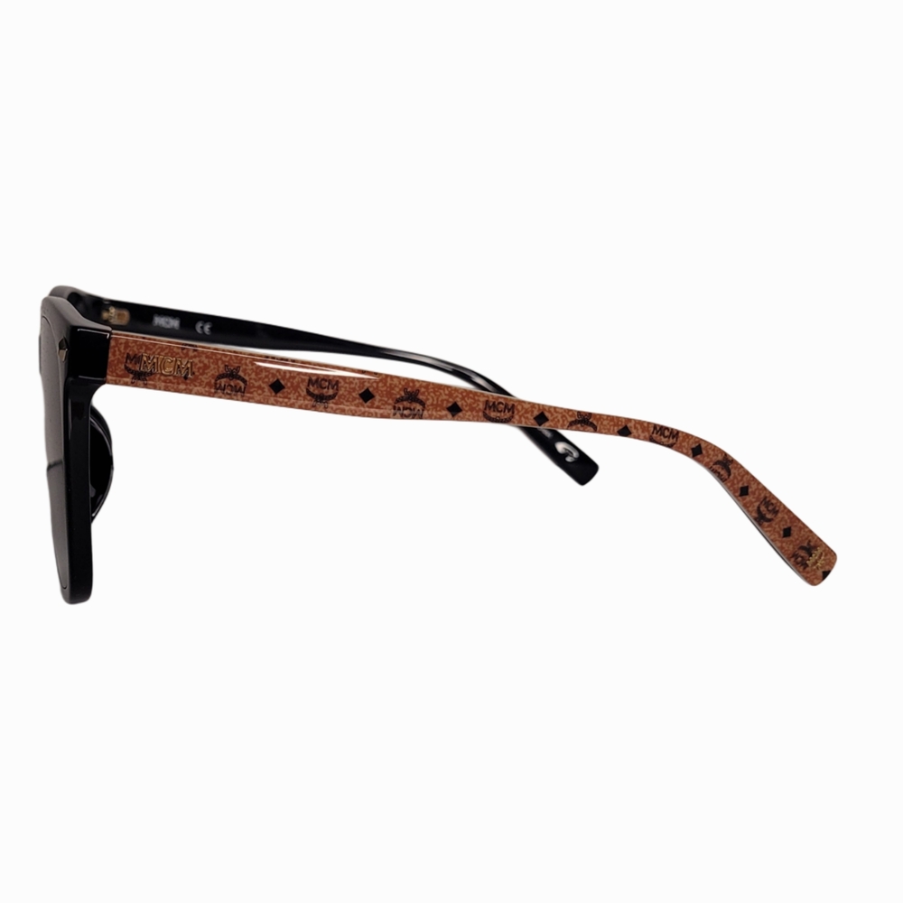 MCM 54mm Black Sunglasses with Brown Logo Case NEW - Picture 5 of 7